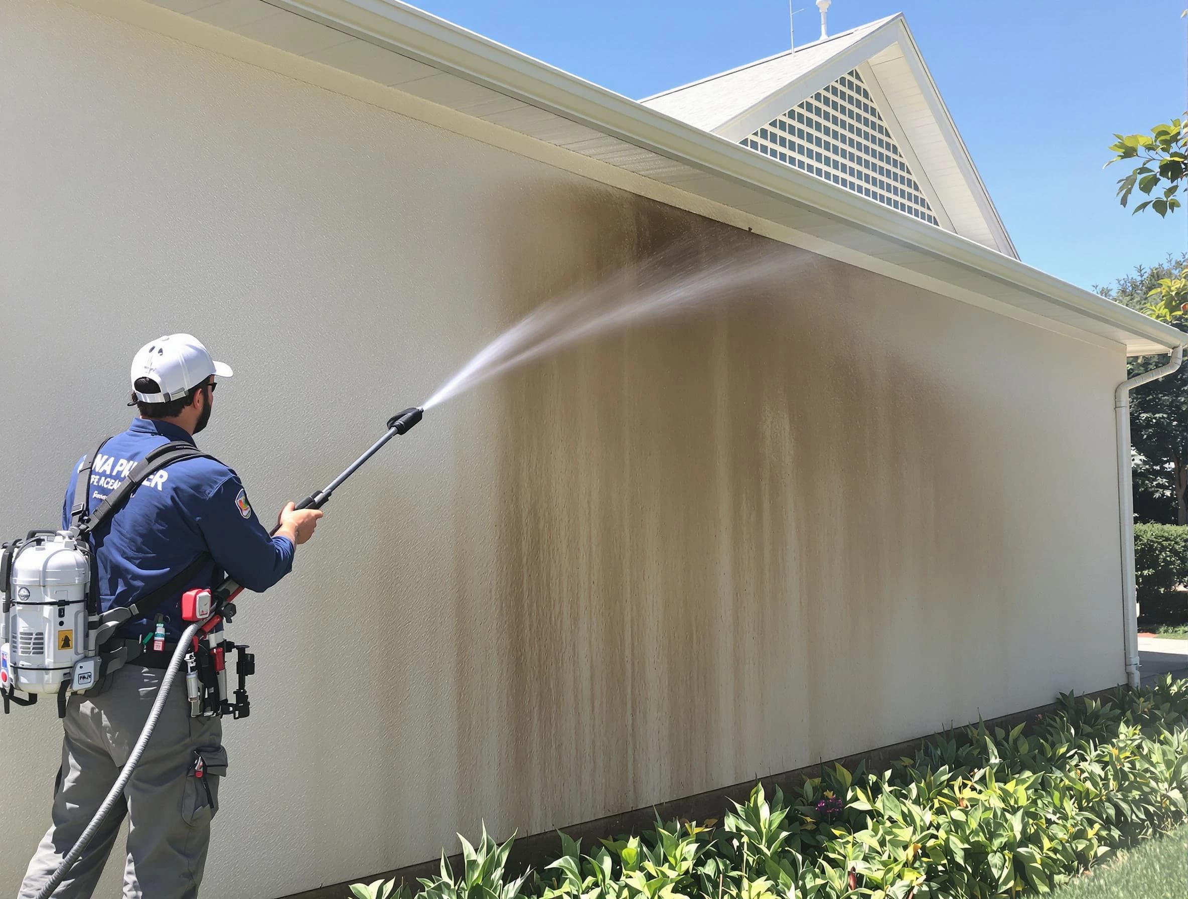 Lyndhurst Power Washing expert providing thorough power washing service in Lyndhurst